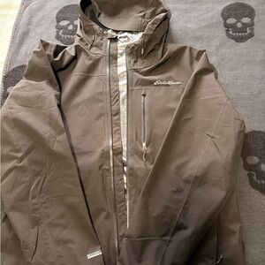 Eddie Bauer Men's Black Hooded Jacket